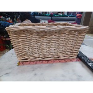 Medium Woven Basket  About 10" x 6"